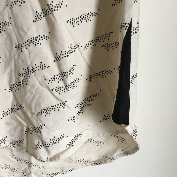 Vero Moda Boca Short Sleeve Dot Cluster Cream Hipster Blouse - Picture 5 of 15